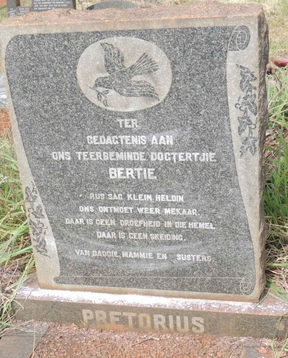 PRETORIUS Bertie