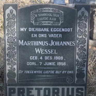 PRETORIUS Marthinus Johannes Wessel 1909-1956