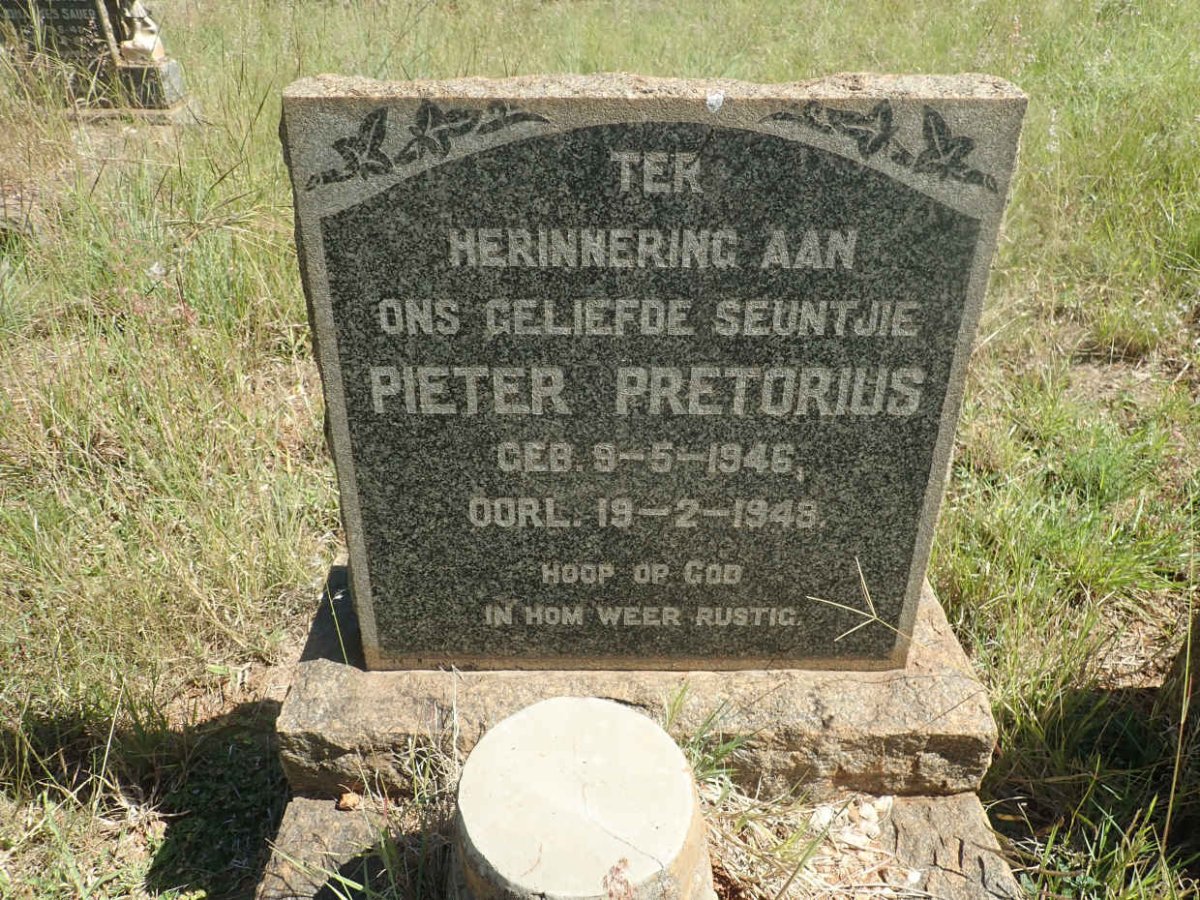 PRETORIUS Pieter 1946-1948