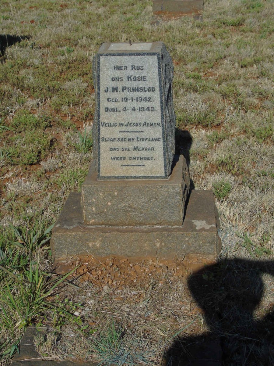 PRINSLOO J.M. 1942-1943