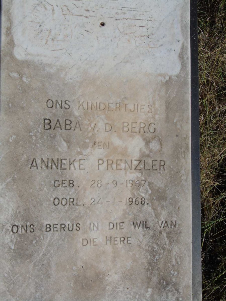 PRENZLER Anneke 1967-1968 :: BERG Baba, v.d.