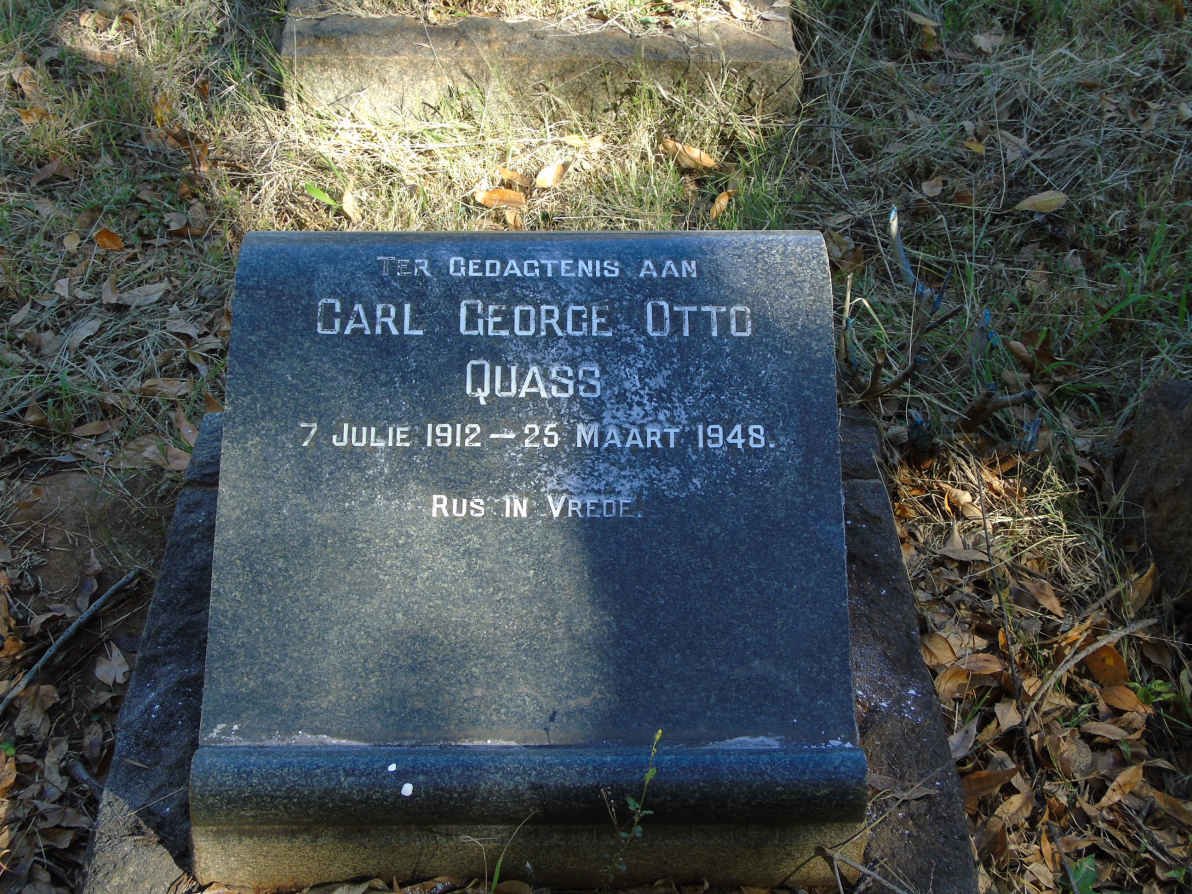 QUASS Carl George Otto 1912-1948