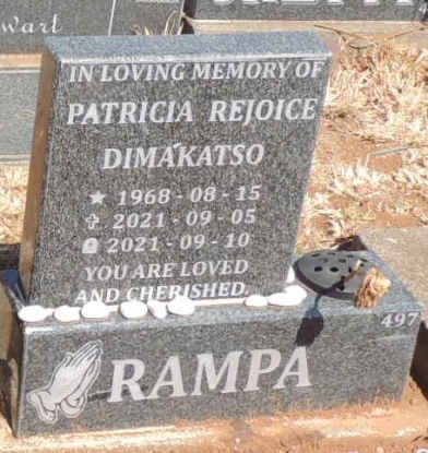 RAMPA Patricia Rejoice Dimakatso 1968-2021