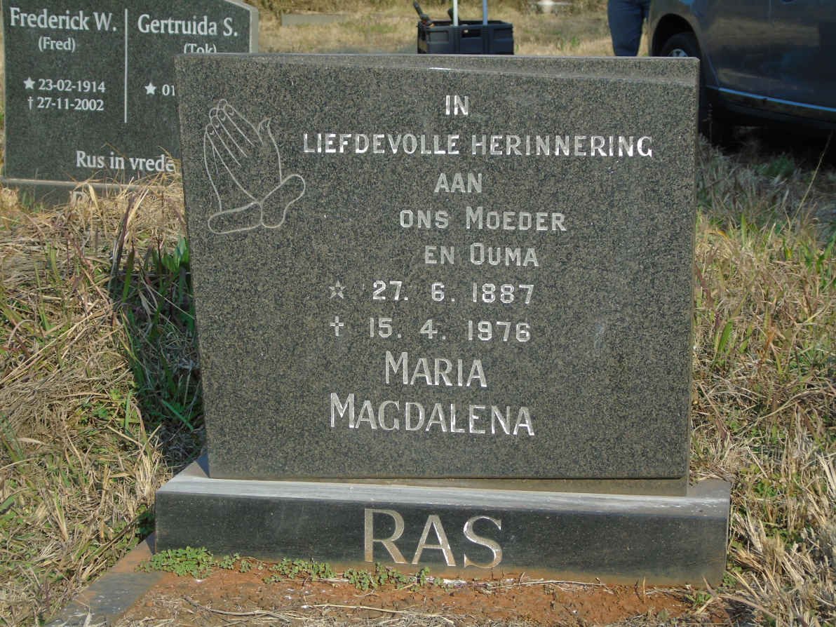 RAS Maria Magdalena 1887-1976