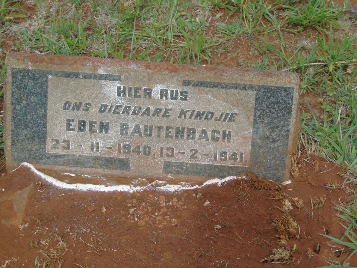 RAUTENBACH Eben 1940-1941