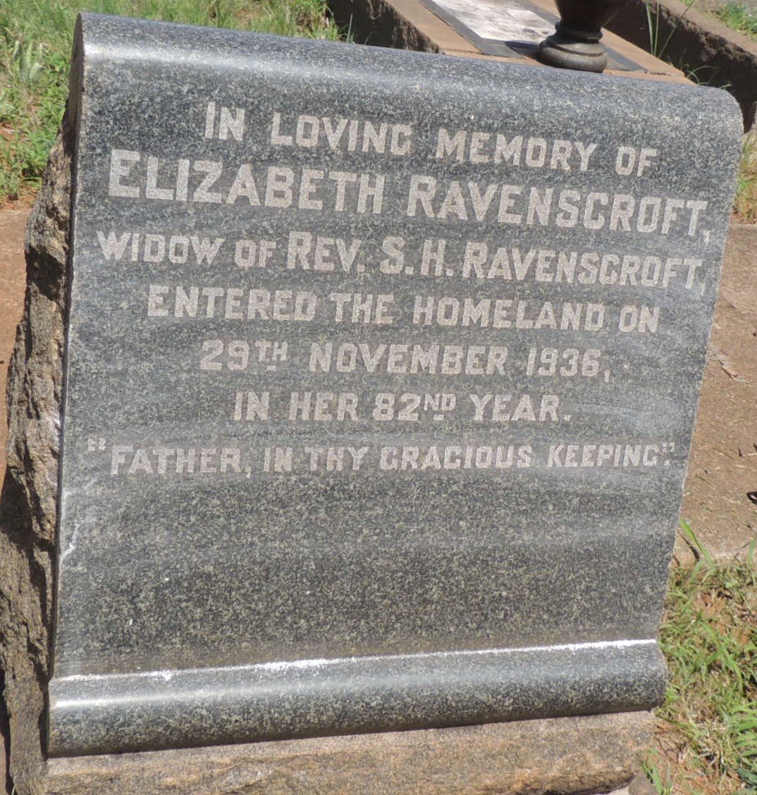 RAVENSCROFT Elizabeth -1936