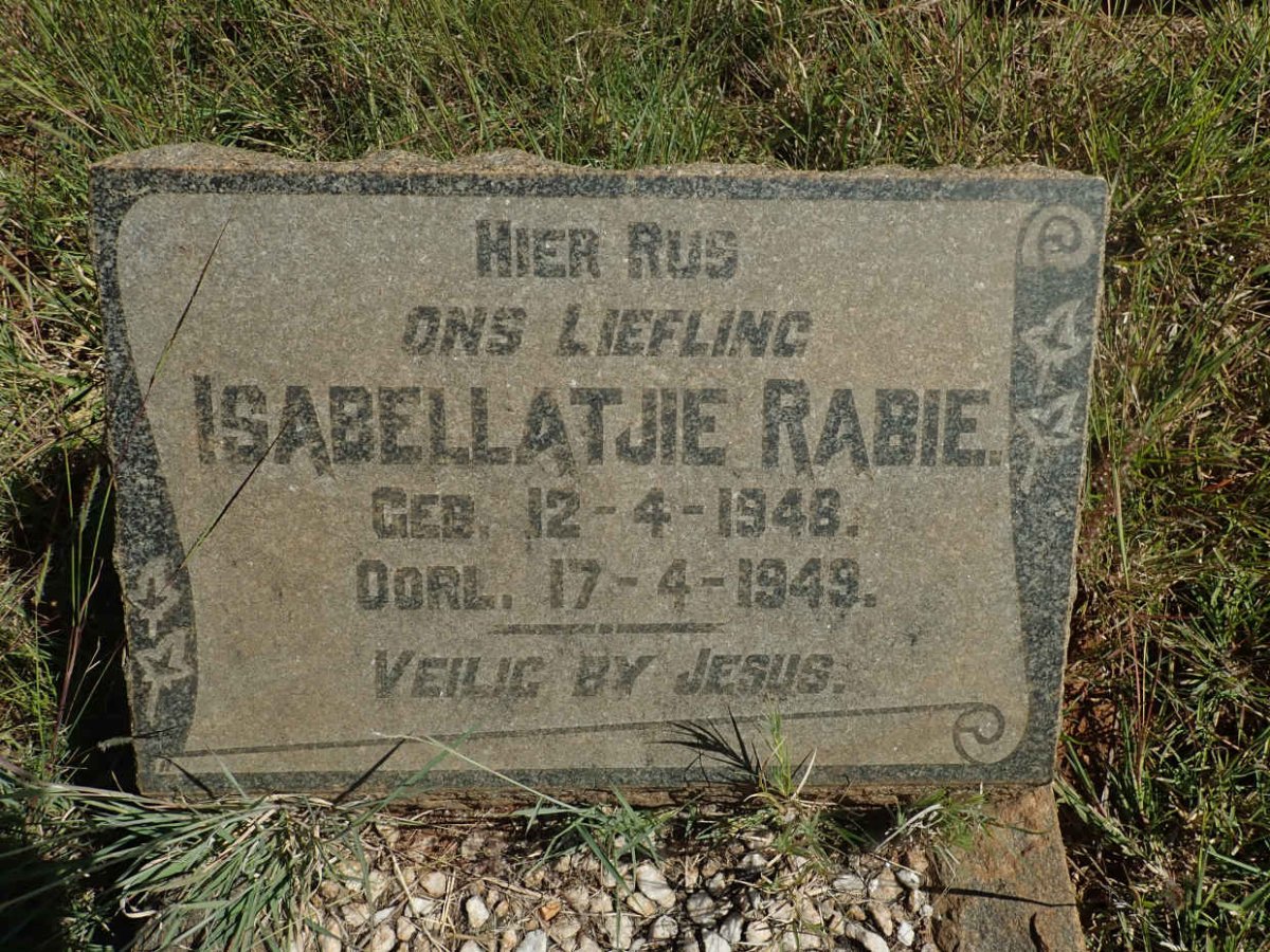 RABIE Isabellatjie 1948-1949