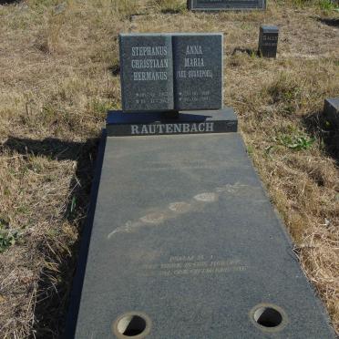 RAUTENBACH Stephanus Christiaan Hermanus 1912-2002 &amp; Anna Maria SWANEPOEL 1914-1997