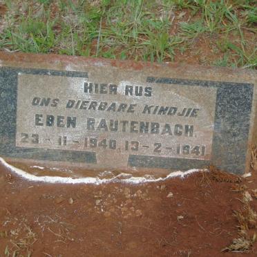 RAUTENBACH Eben 1940-1941