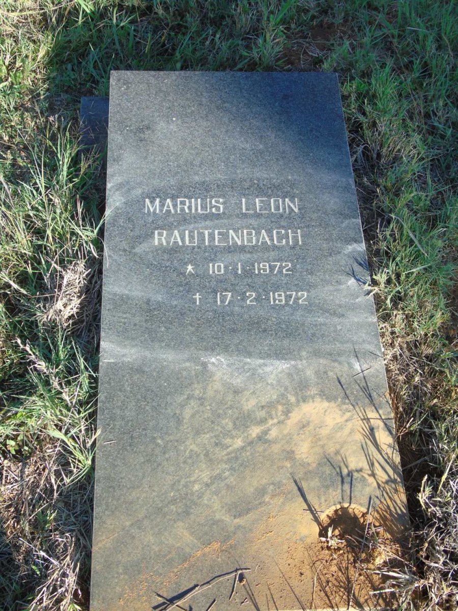 RAUTENBACH Marius Leon 1972-1972