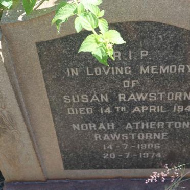 RAWSTORNE Susan -1941 :: RAWSTORNE Norah Atherton 1906-1974