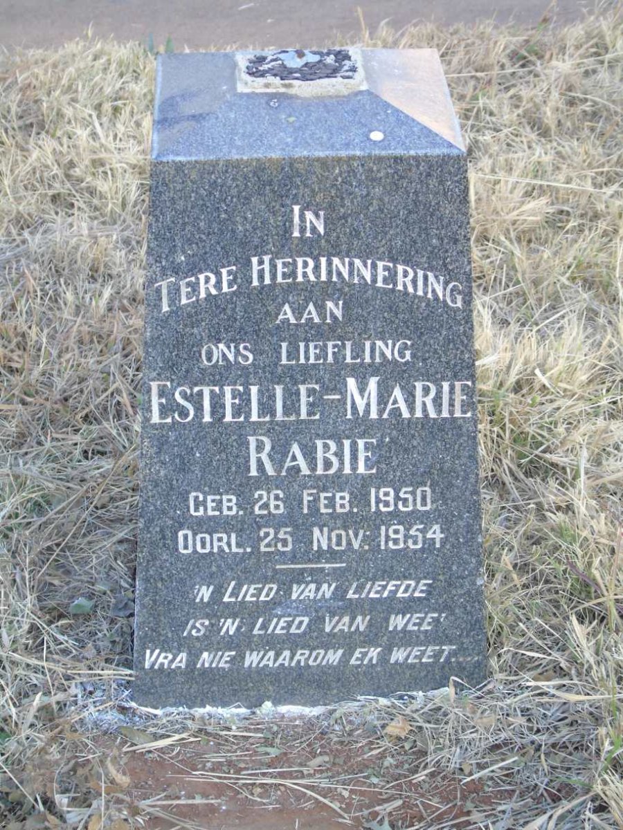 RABIE Estelle-Marie 1950-1954