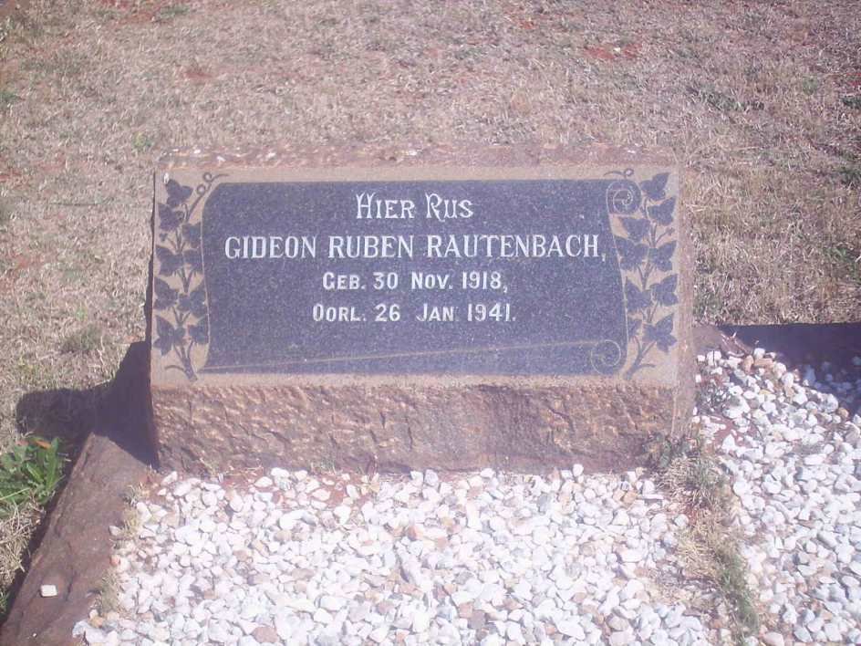 RAUTENBACH Gideon Ruben 1918-1941