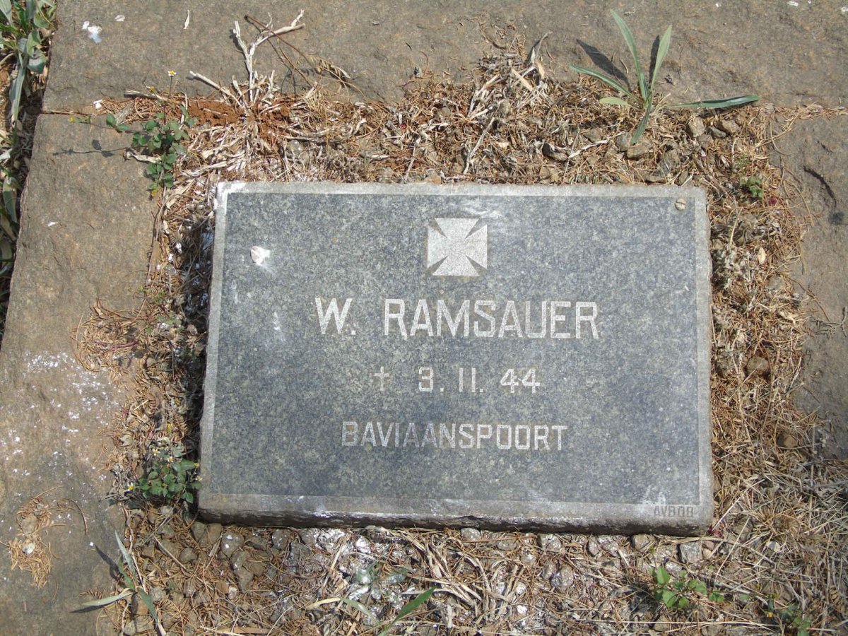 RAMSAUER W. -1944