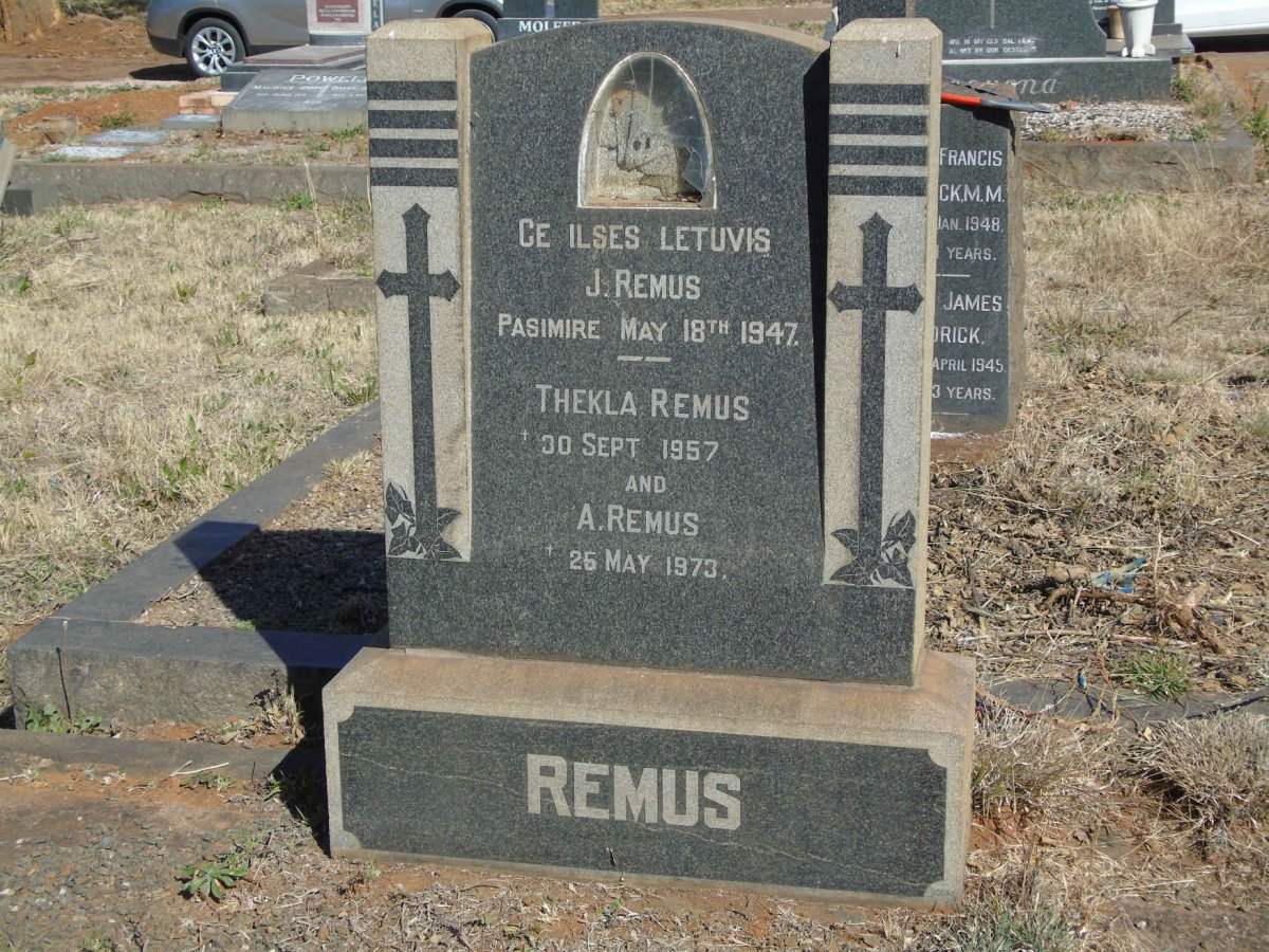 REMUS J. -1947 :: REMUS Thekla -1957 :: REMUS A. -1973