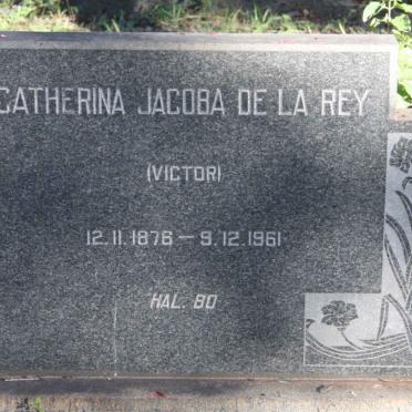 REY Catherina Jacoba, de la nee VICTOR 1876-1961