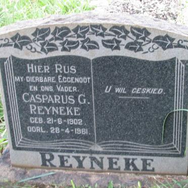 REYNEKE Casparus G. 1902-1961