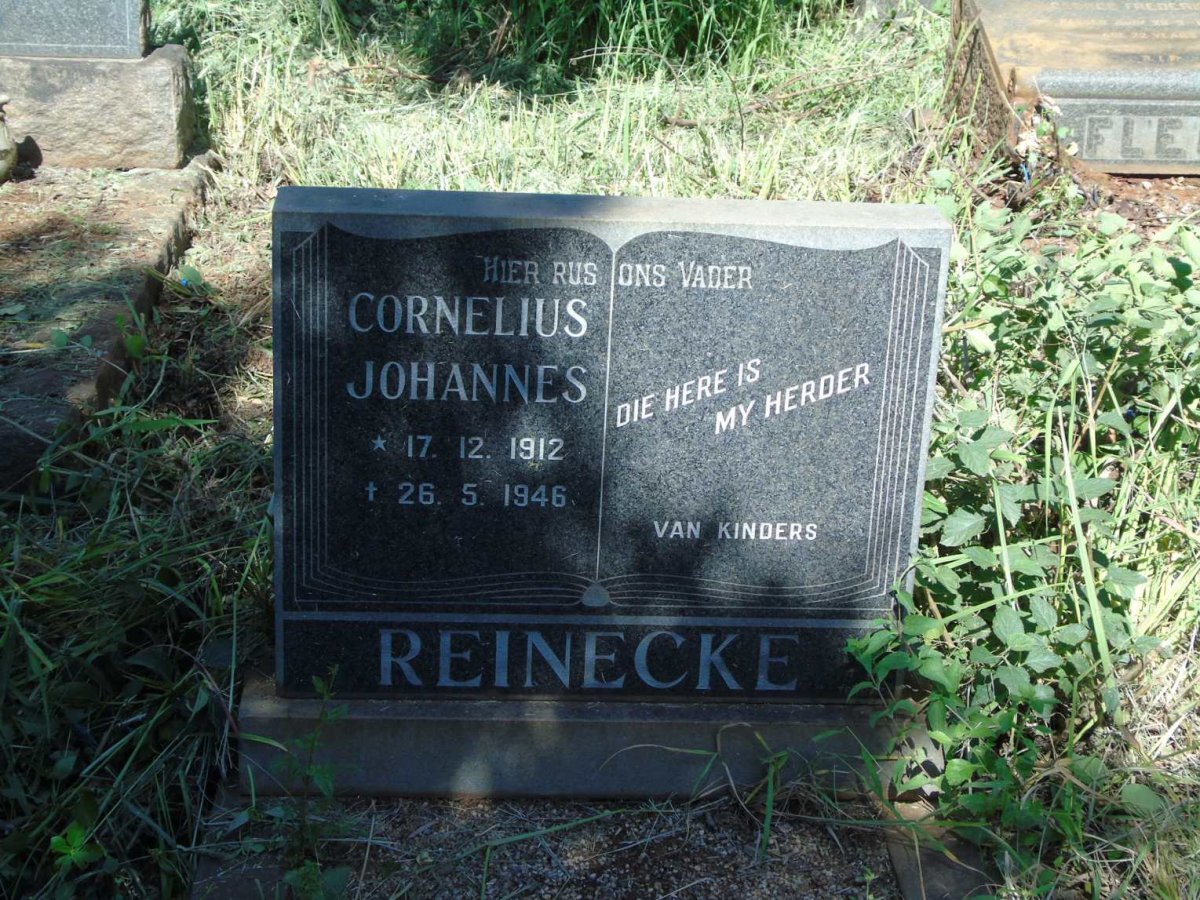 REINECKE Cornelius Johannes 1912-1946