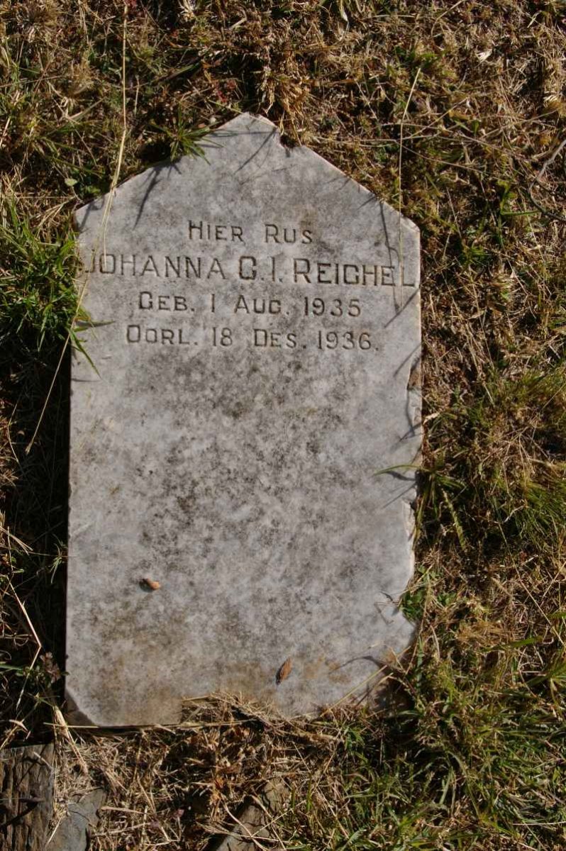 REICHEL Johanna C.I. 1935-1936