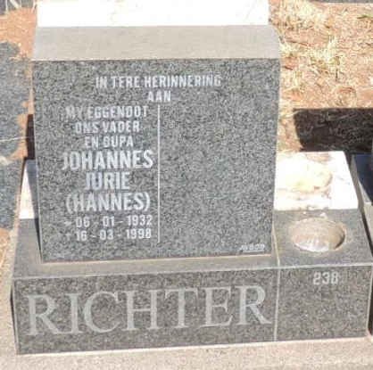 RICHTER Johannes Jurie 1932-1998
