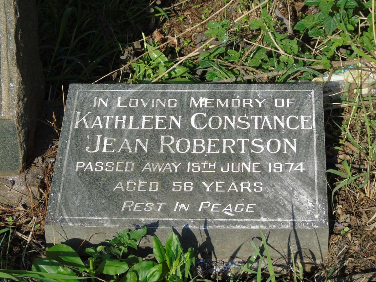 ROBERTSON Kathleen Constance Jean -1974