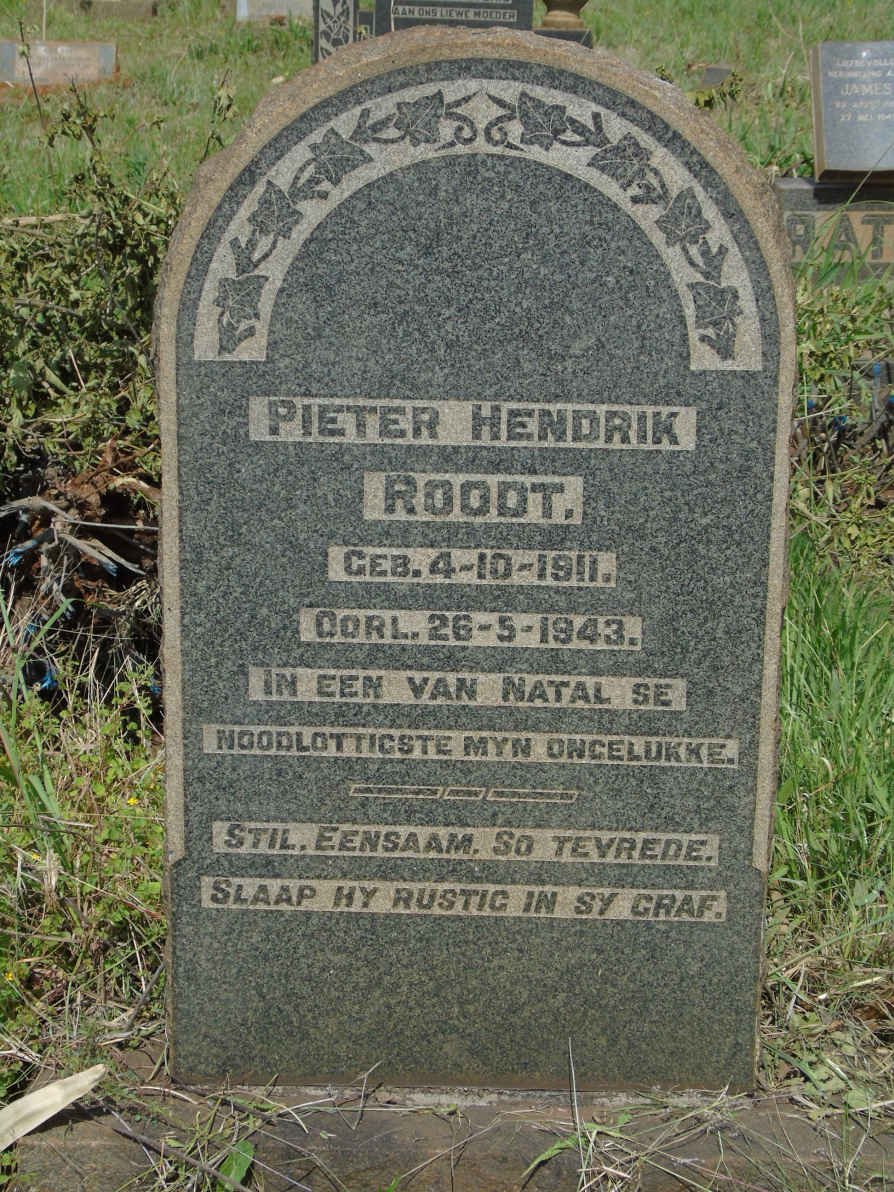ROODT Pieter Hendrik 1911-1943