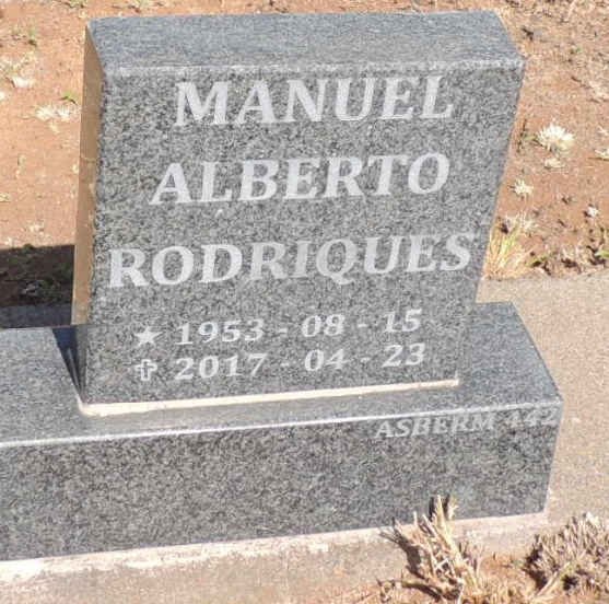 RODRIQUES Manuel Alberto 1953-2017