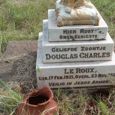ROUX Douglas Charles, le 1921-1921