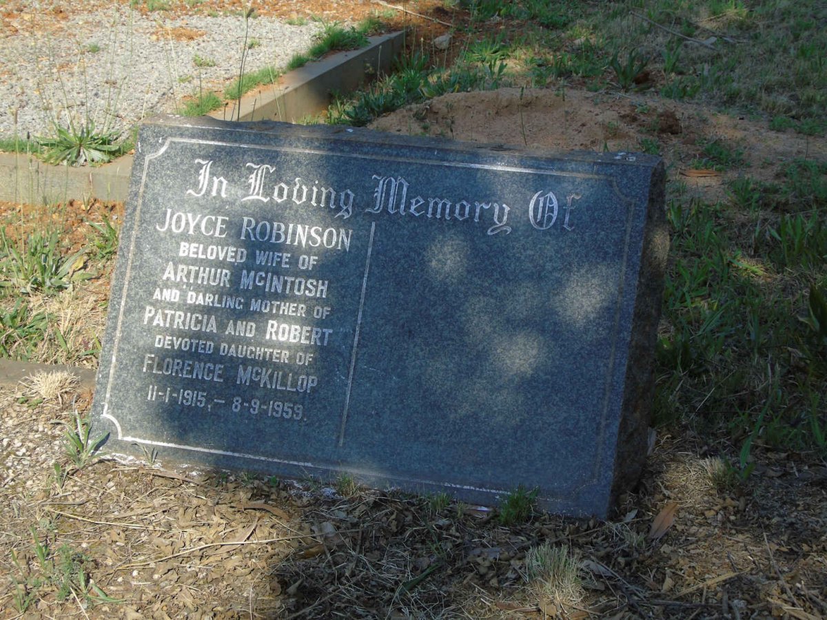 ROBINSON Joyce 1915-1959