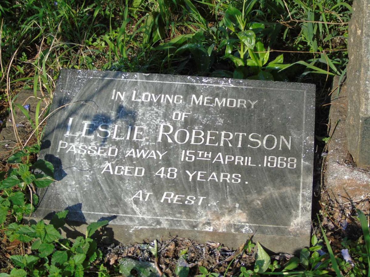 ROBERTSON Alexander -1949 & Edith Augusta -1960 :: ROBERTSON Leslie -1968 :: ROBERTSON Kathleen Constance Jean -1974 _3