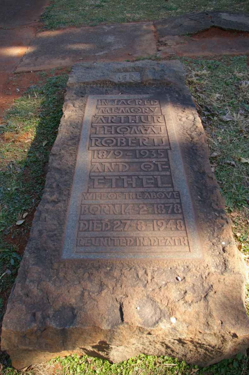 ROBERTS Arthur Thomas 1879-1935 &amp; Ethel 1878-1948