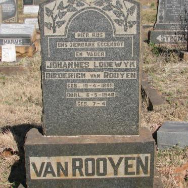 ROOYEN Johannes Lodewyk Diederich, van 1895-1940