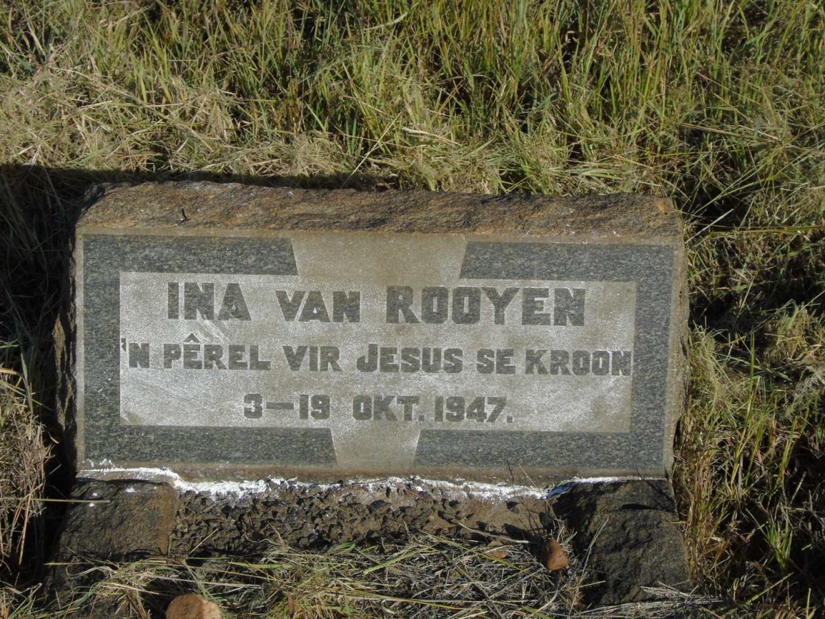 ROOYEN Ina, van 1947-1947