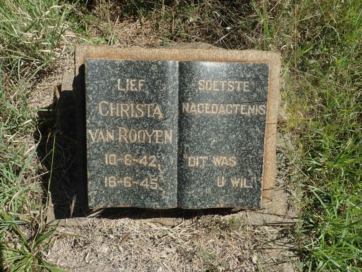 ROOYEN Christa, van 1942-1945