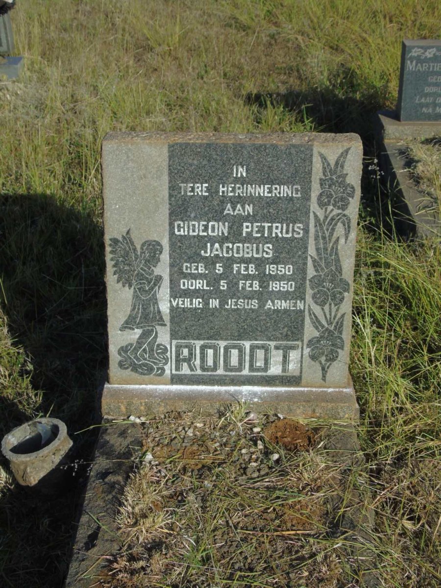 ROODT Gideon Petrus Jacobus 1950-1950