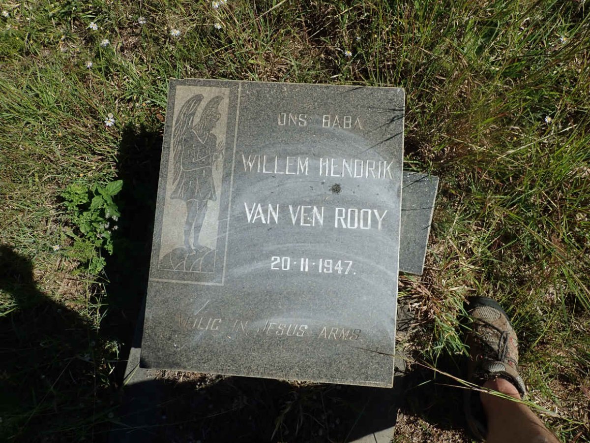 ROOY Willem Hendrik, van ven -1947