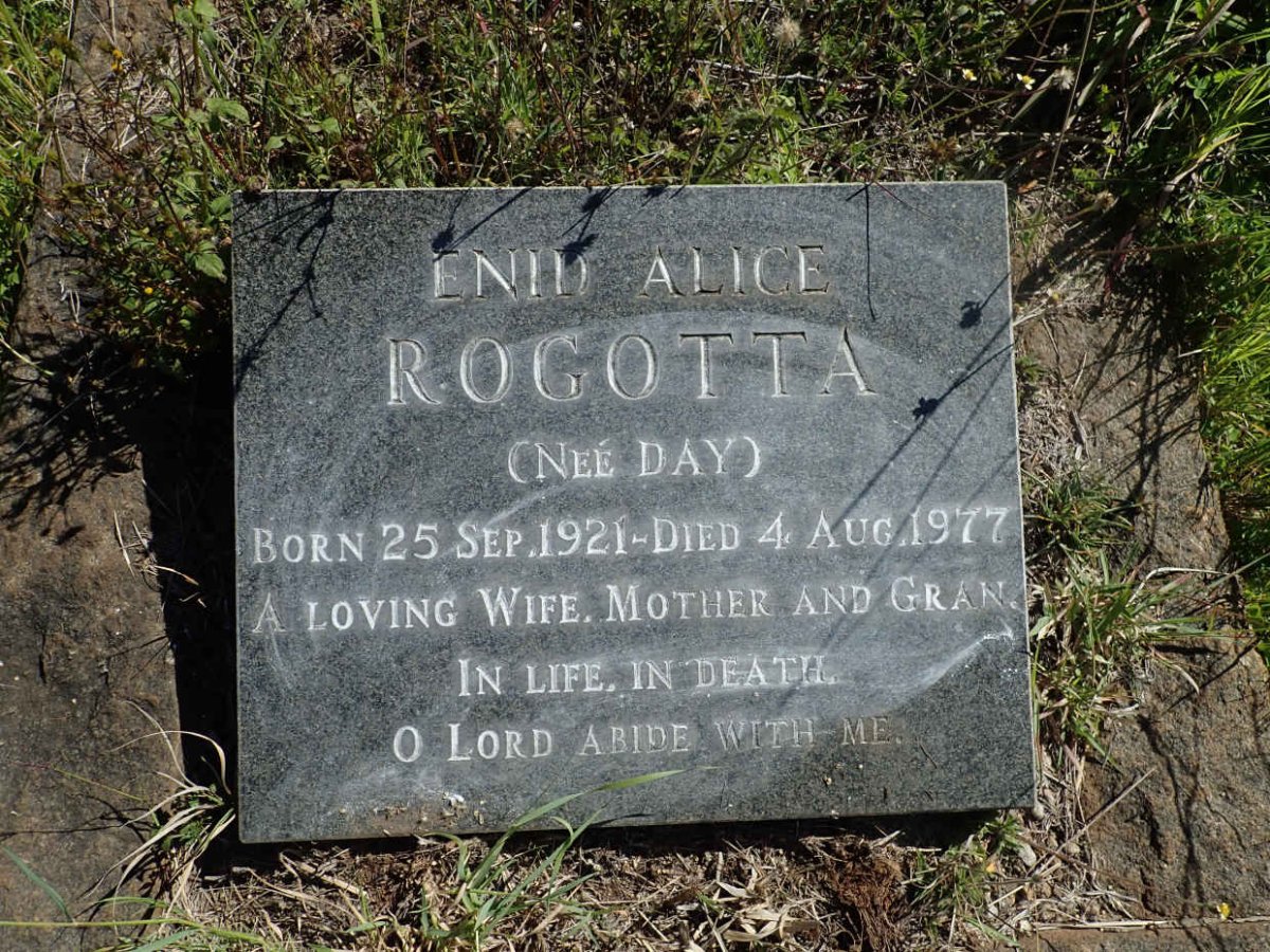 ROGOTTA Enid Alice nee DAY 1921-1977