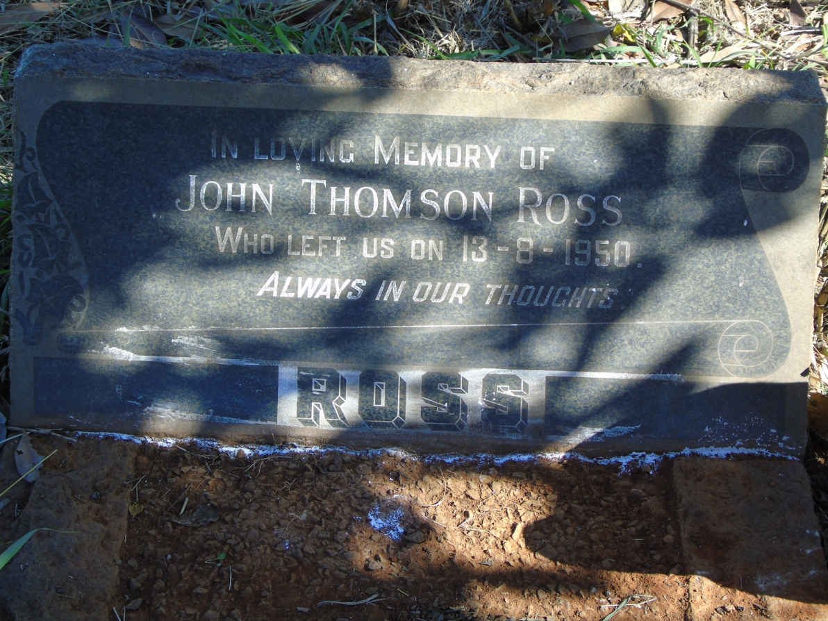 ROSS John Thomson -1950