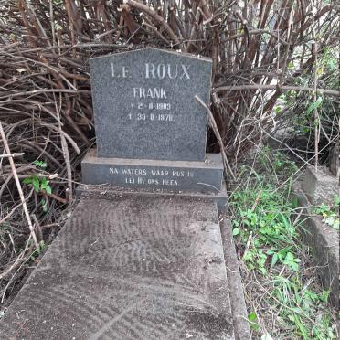 ROUX Frank, le 1909-1978