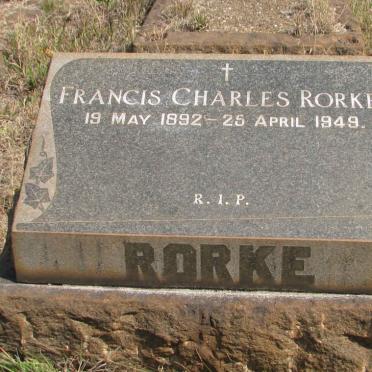 RORKE Francis Charles 1892-1949