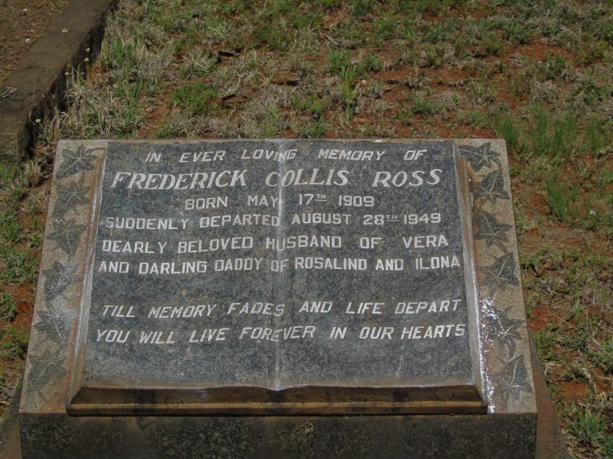 ROSS Frederick Collis 1909-1949
