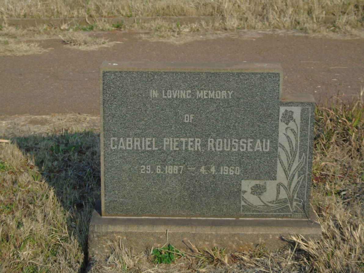 ROUSSEAU Gabriel Pieter 1887-1960
