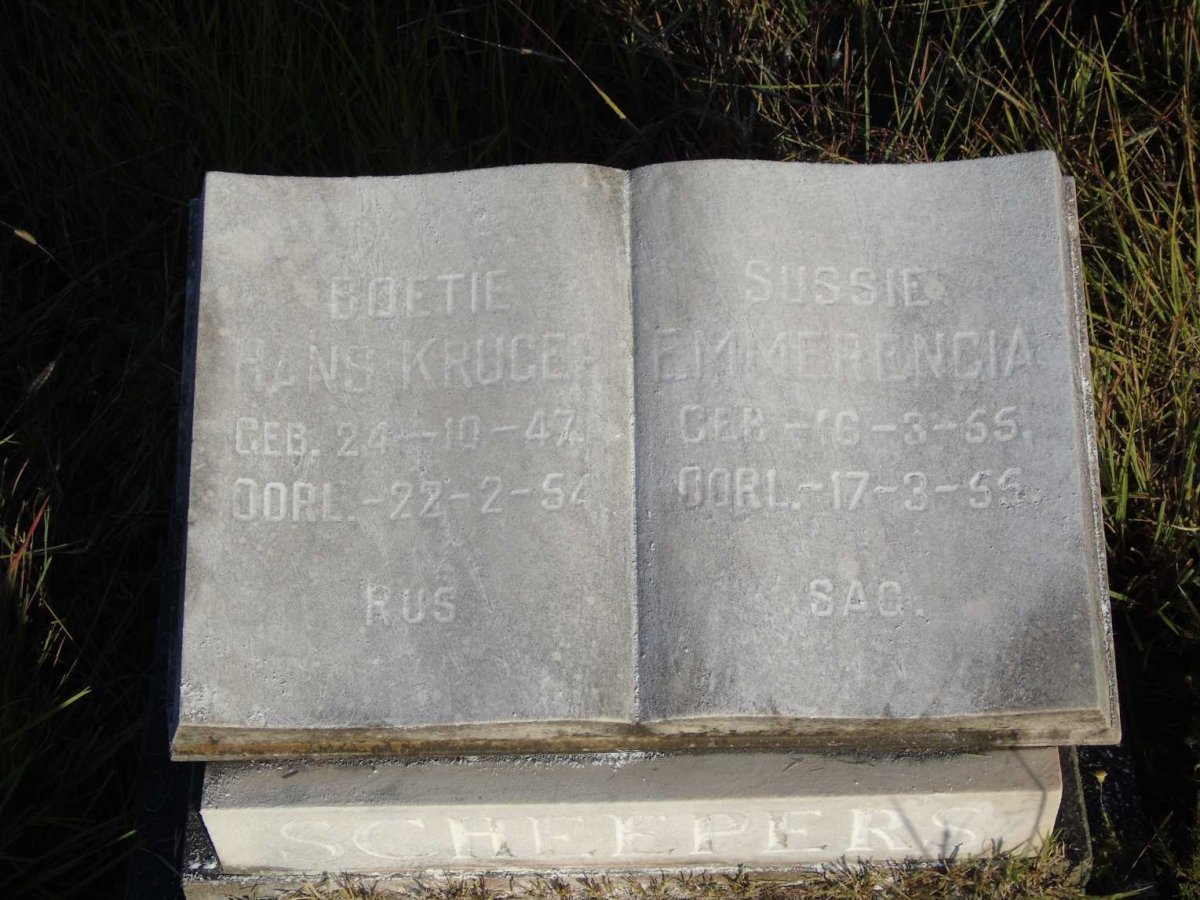 SCHEEPERS Hans Kruger 1947-1954 :: SCHEEPERS Emmerencia 1955-1955