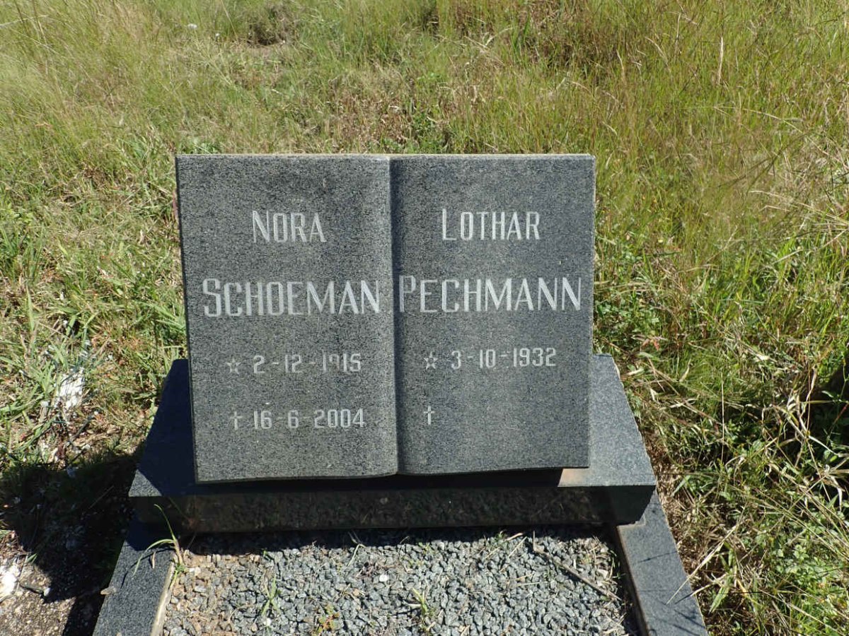 SCHOEMAN Nora 1915-2004 :: PECHMANN Lothar 1932-