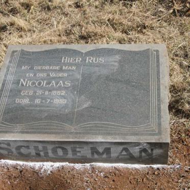 SCHOEMAN Nicolaas 1882-1953