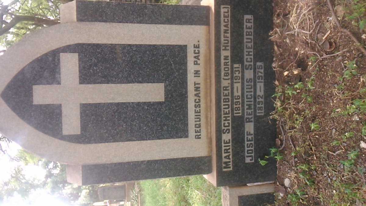 SCHEUBER Josef Remigius 1892-1975 &amp; Marie HUFNAGEL 1896-1931