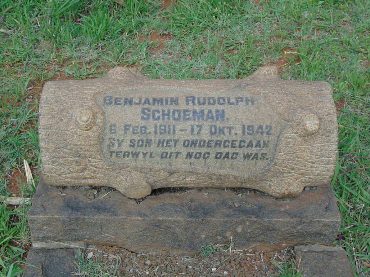 SCHOEMAN Benjamin Rudolph 1911-1942