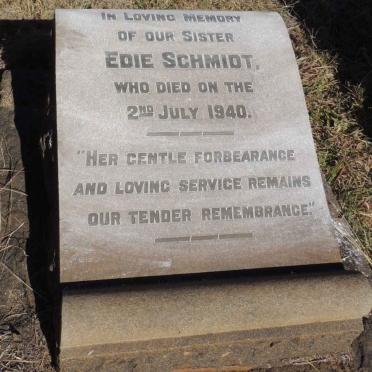 SCHMIDT Edie  -1940