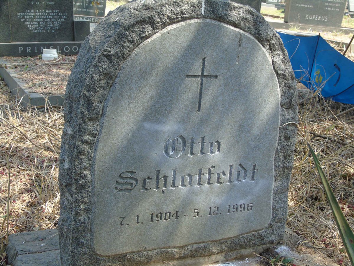 SCHLOTFELDT Otto 1904-1996