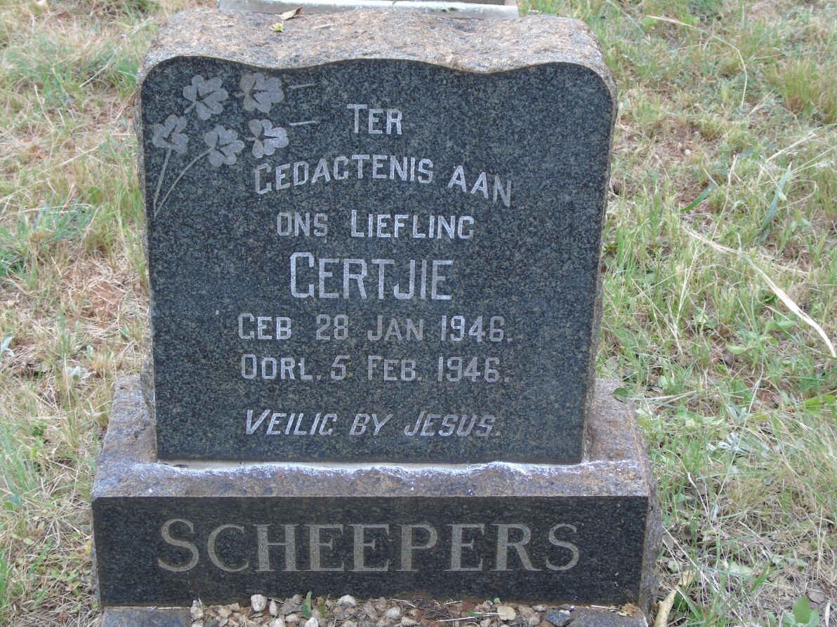 SCHEEPERS Gertjie 1946-1946